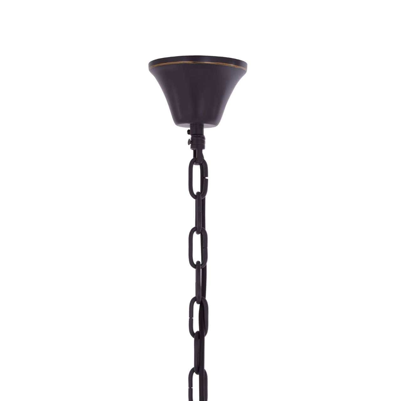 Noosa & Co. Lighting Salasco 2 Tier Antique Black Glass Chandelier House of Isabella UK