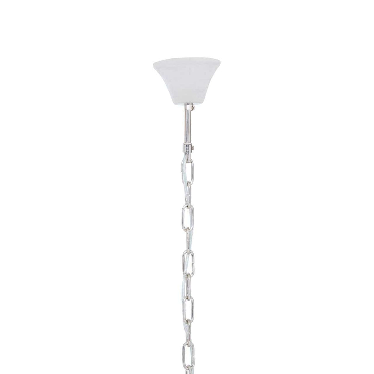 Salasco 2 Tier Nickel Finish Glass Chandelier.