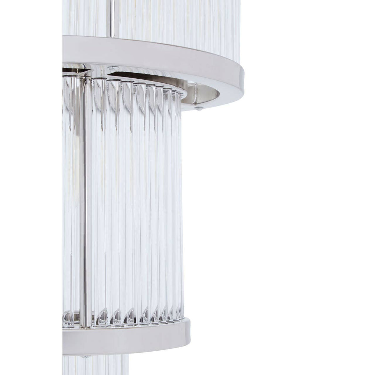 Salasco 3 Tier Nickel Finish Chandelier 38Cm.