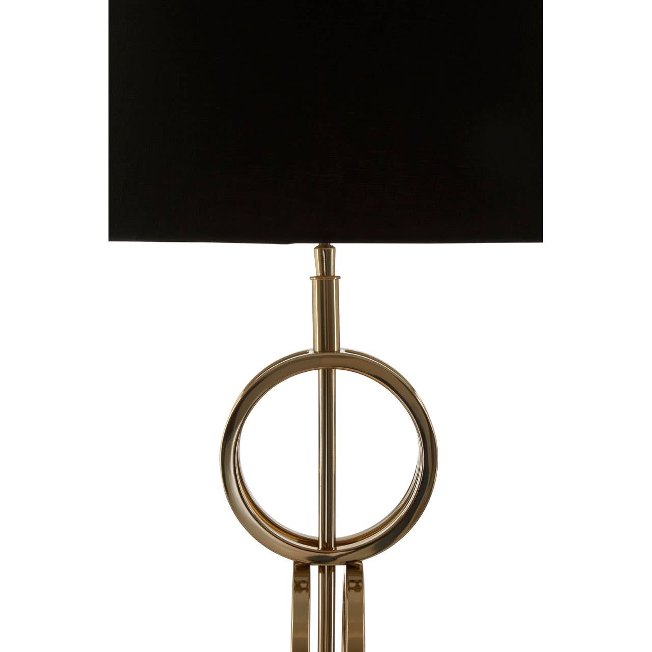 Noosa & Co. Lighting Skye Gold Finish Table Lamp with Dual Ring Base House of Isabella UK