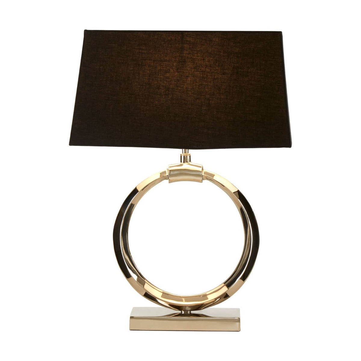 Skye Table Lamp With Single Ring Base.