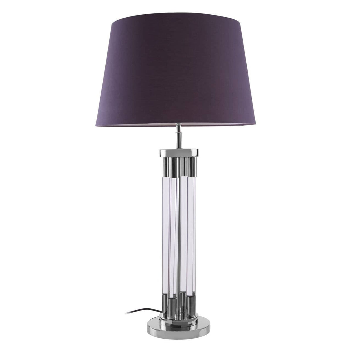 Skye Table Lamp With Tubular Acrylic Base.