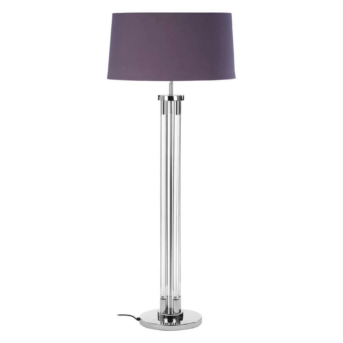 Skye Tall Acrylic / Tubular Base Floor Lamp.