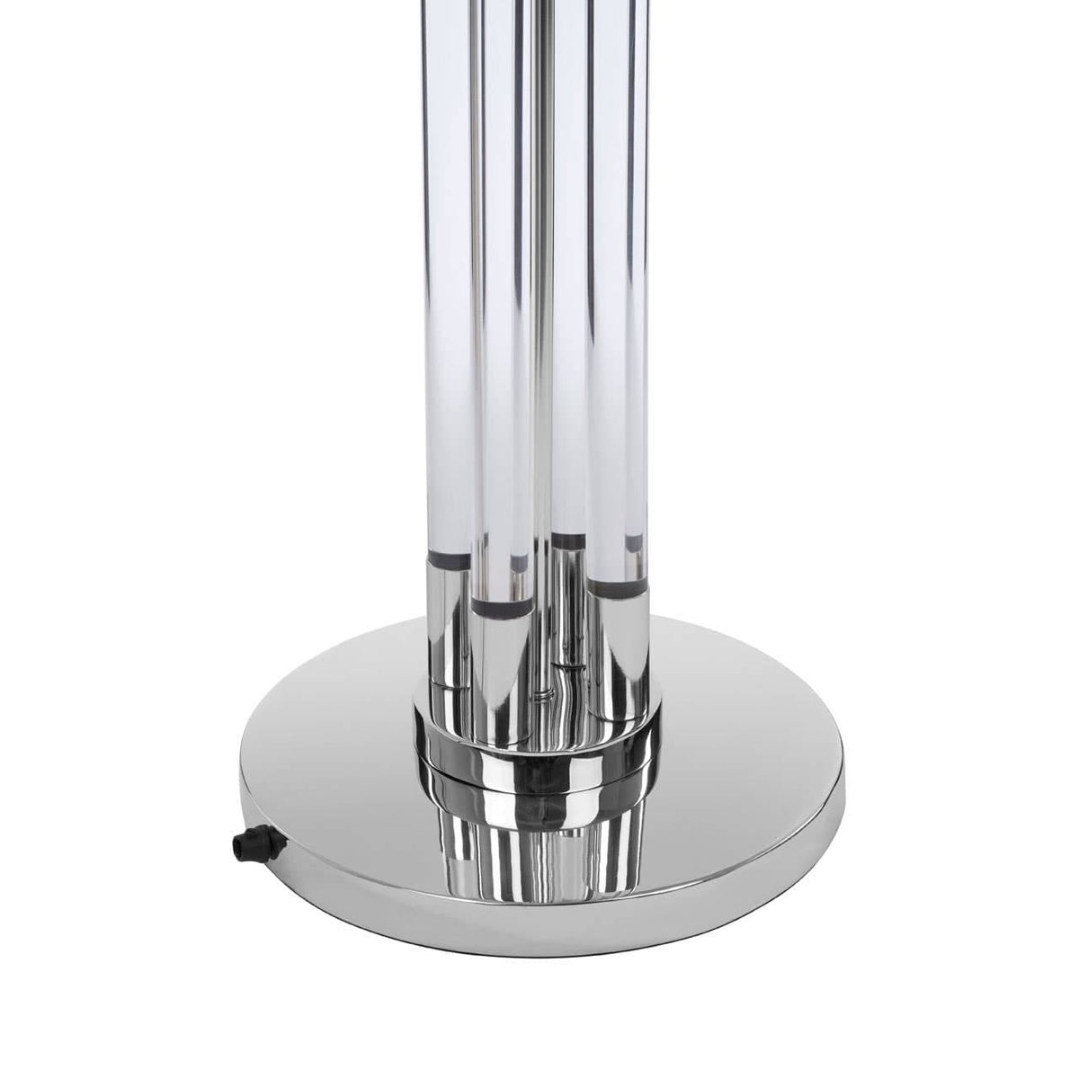 Skye Tall Acrylic / Tubular Base Floor Lamp.
