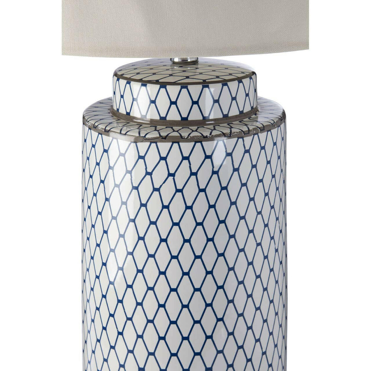 Sorino Ceramic Table Lamp And Cream Shade.