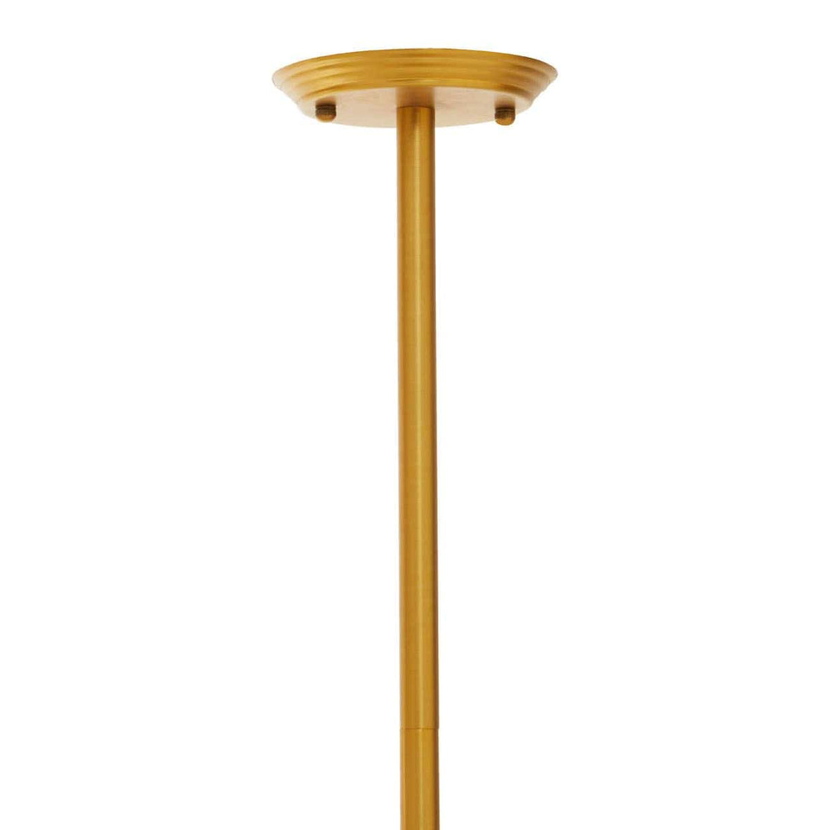 Spike Brass Finish Metal Pendant Light.