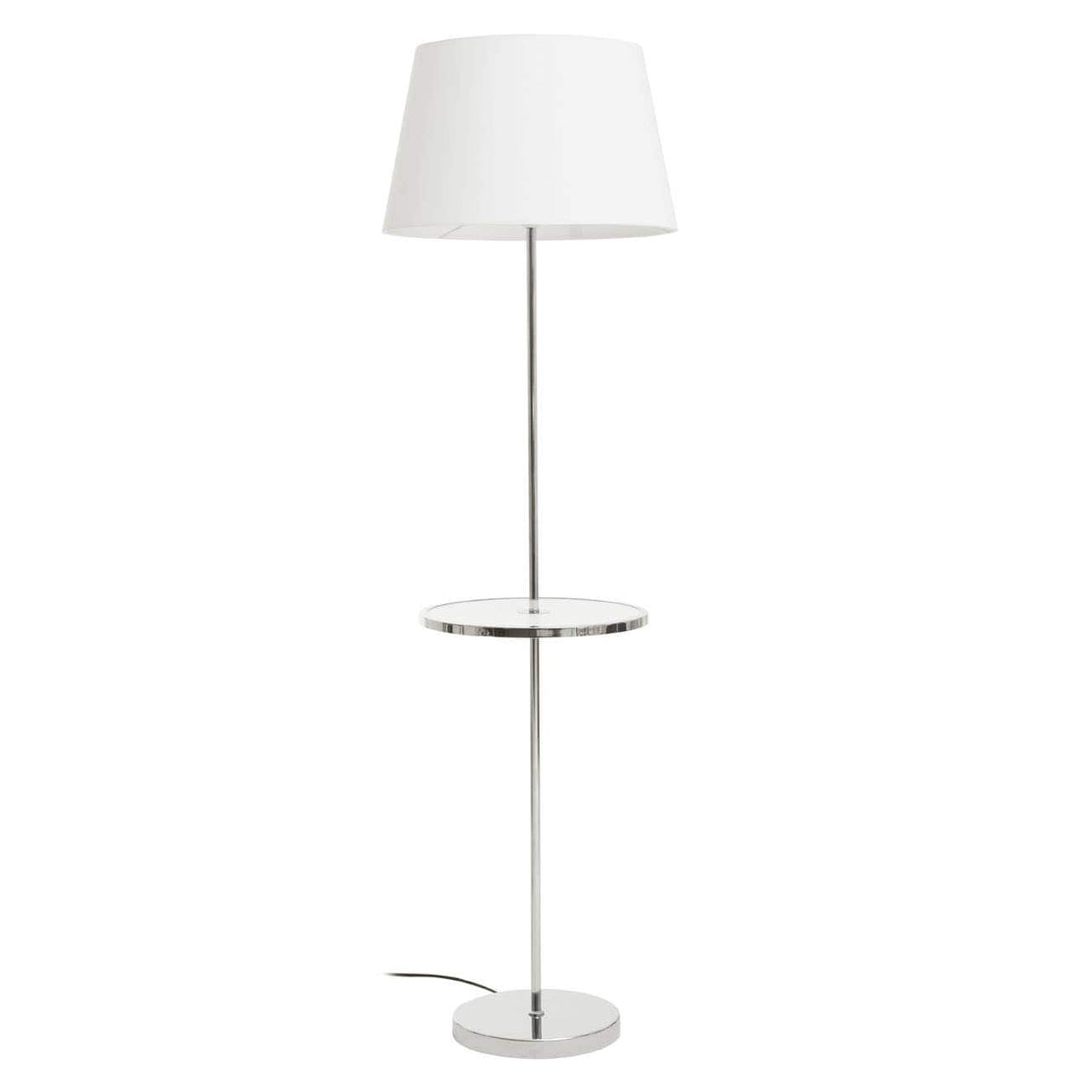 Stockholm Chrome Finish Tapered Table Lamp.