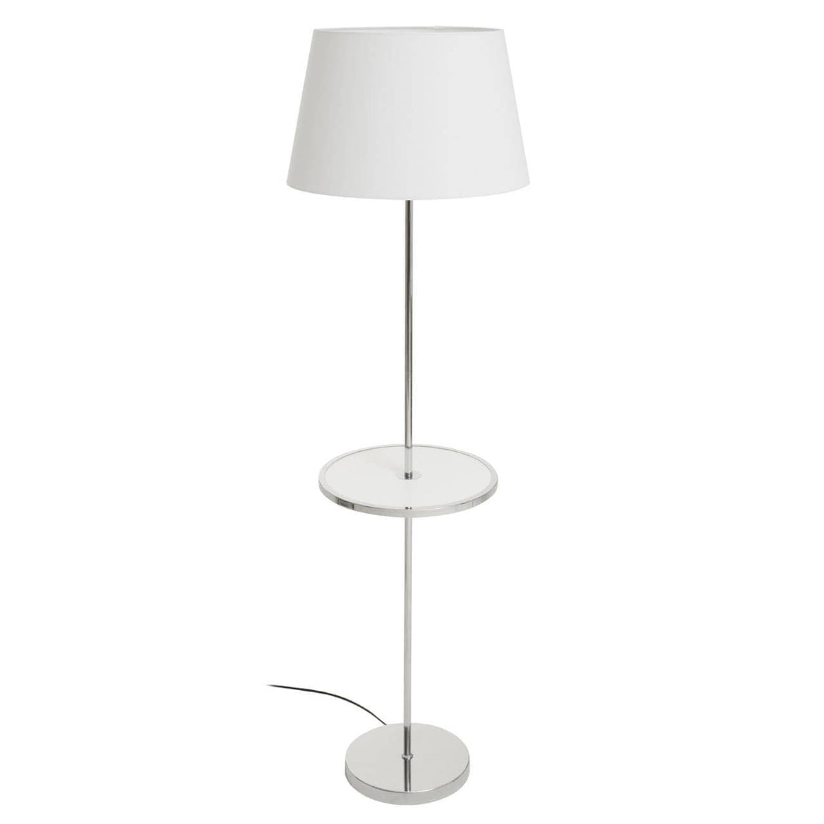 Stockholm Chrome Finish Tapered Table Lamp.