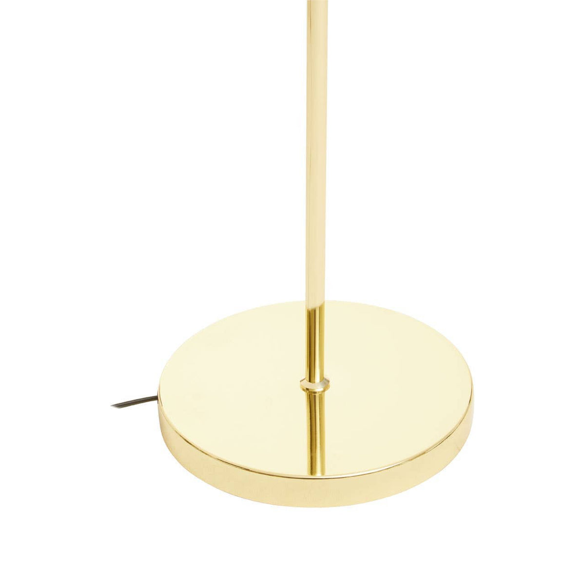 Stockholm Shiny Brass Tapered Table Lamp.