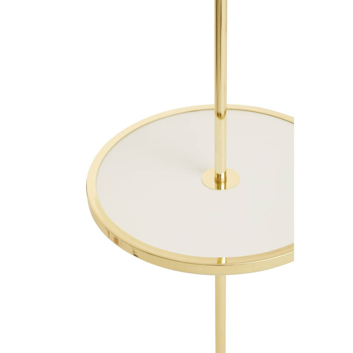 Stockholm Shiny Brass Tapered Table Lamp.