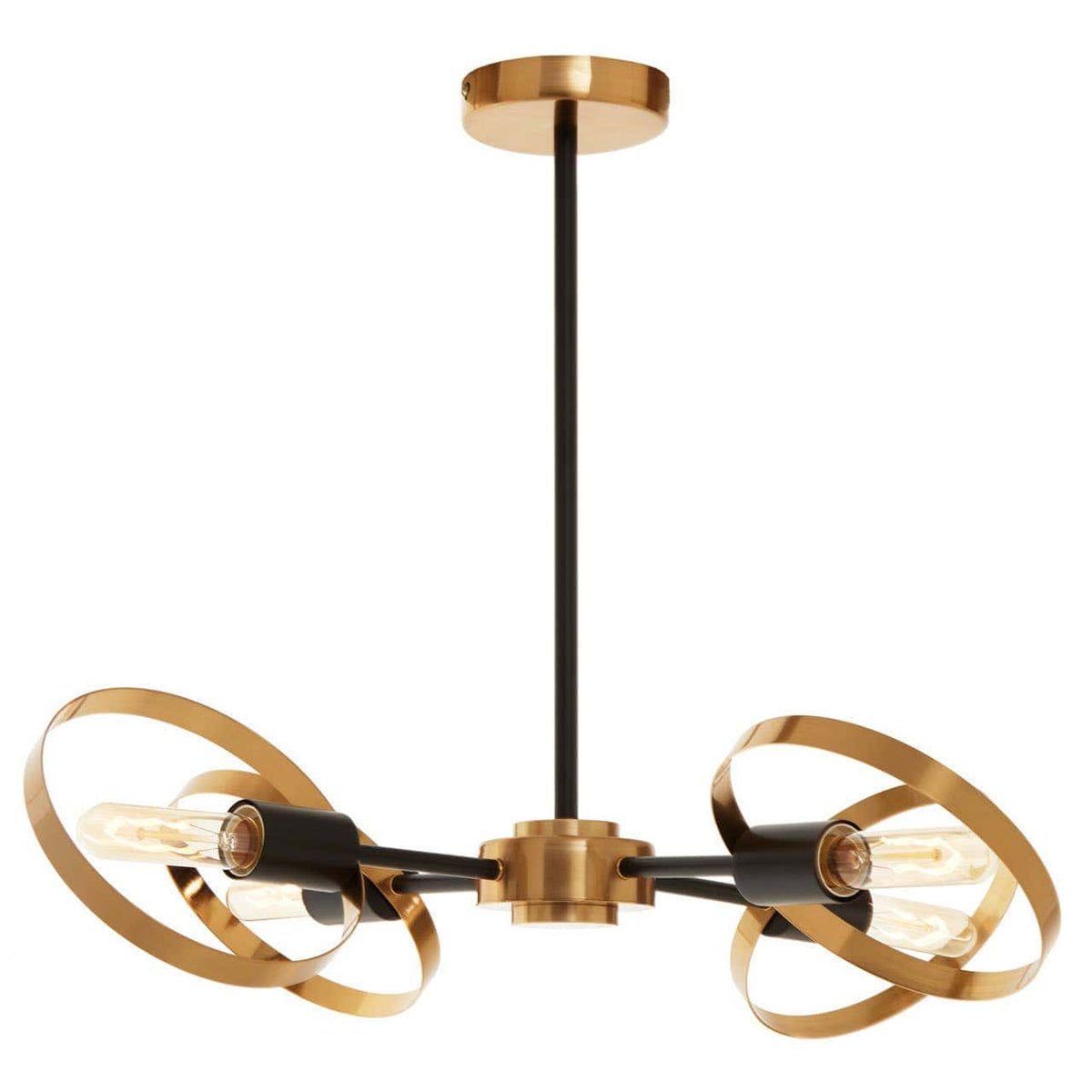 Trieste Four Bulb Ring Pendant Light.