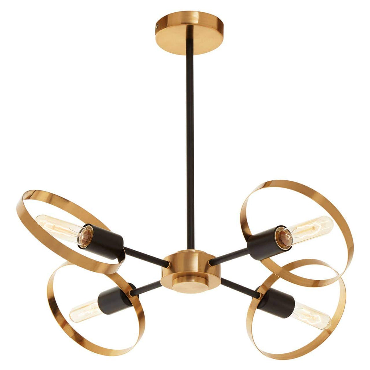 Trieste Four Bulb Ring Pendant Light.