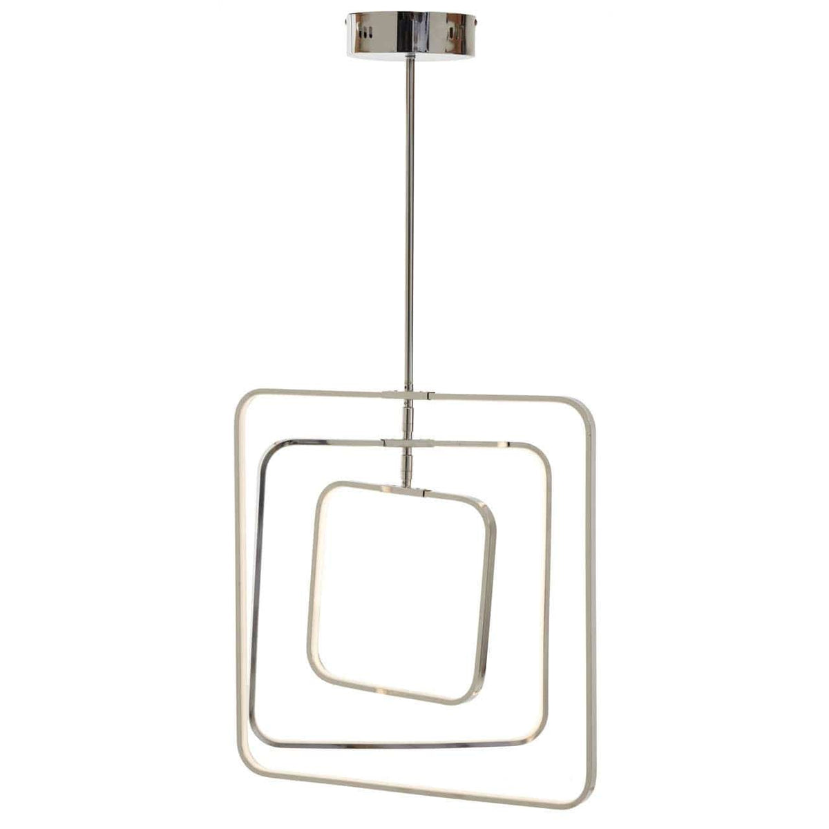 Trieste Small Rectangular Pendant Light.