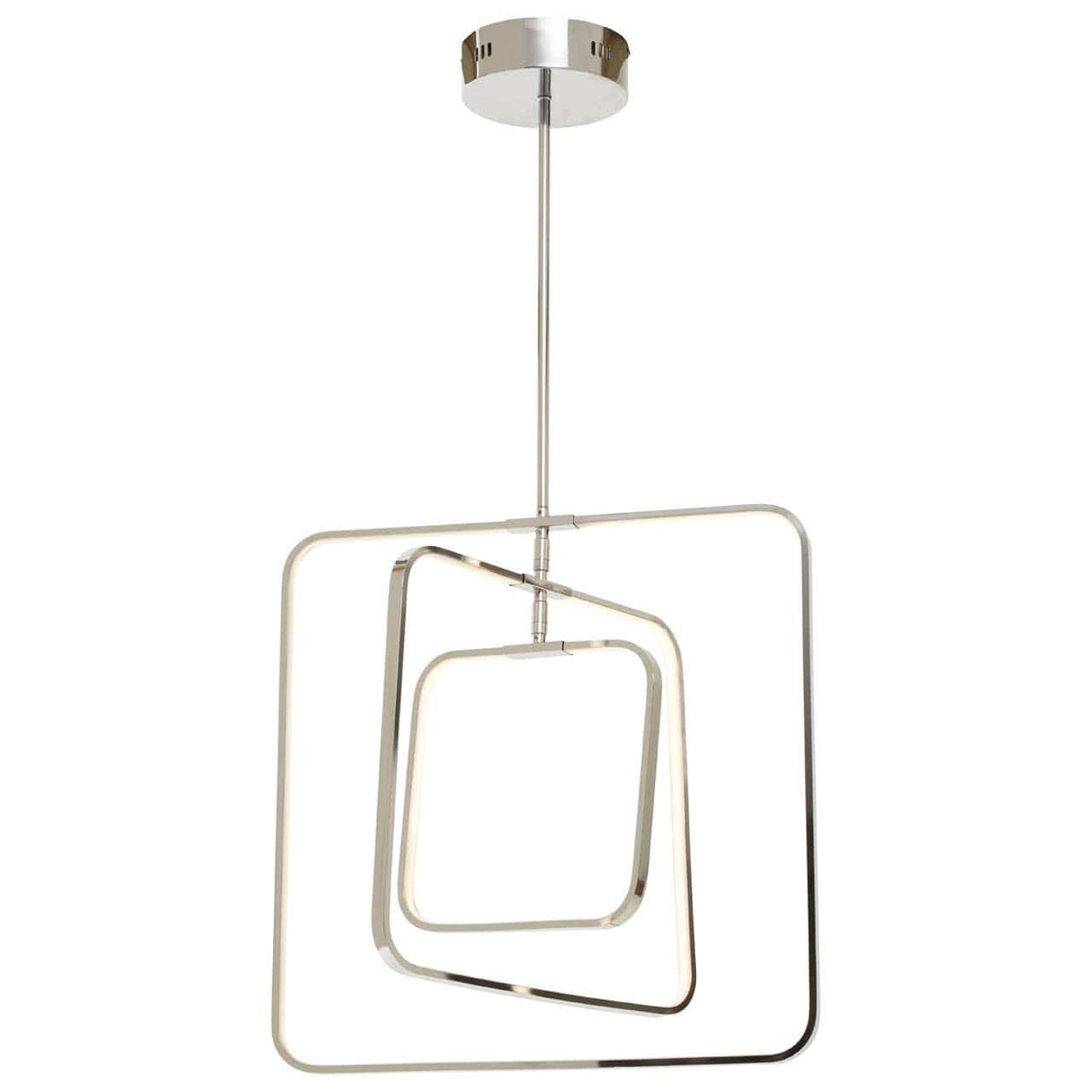 Trieste Small Rectangular Pendant Light.