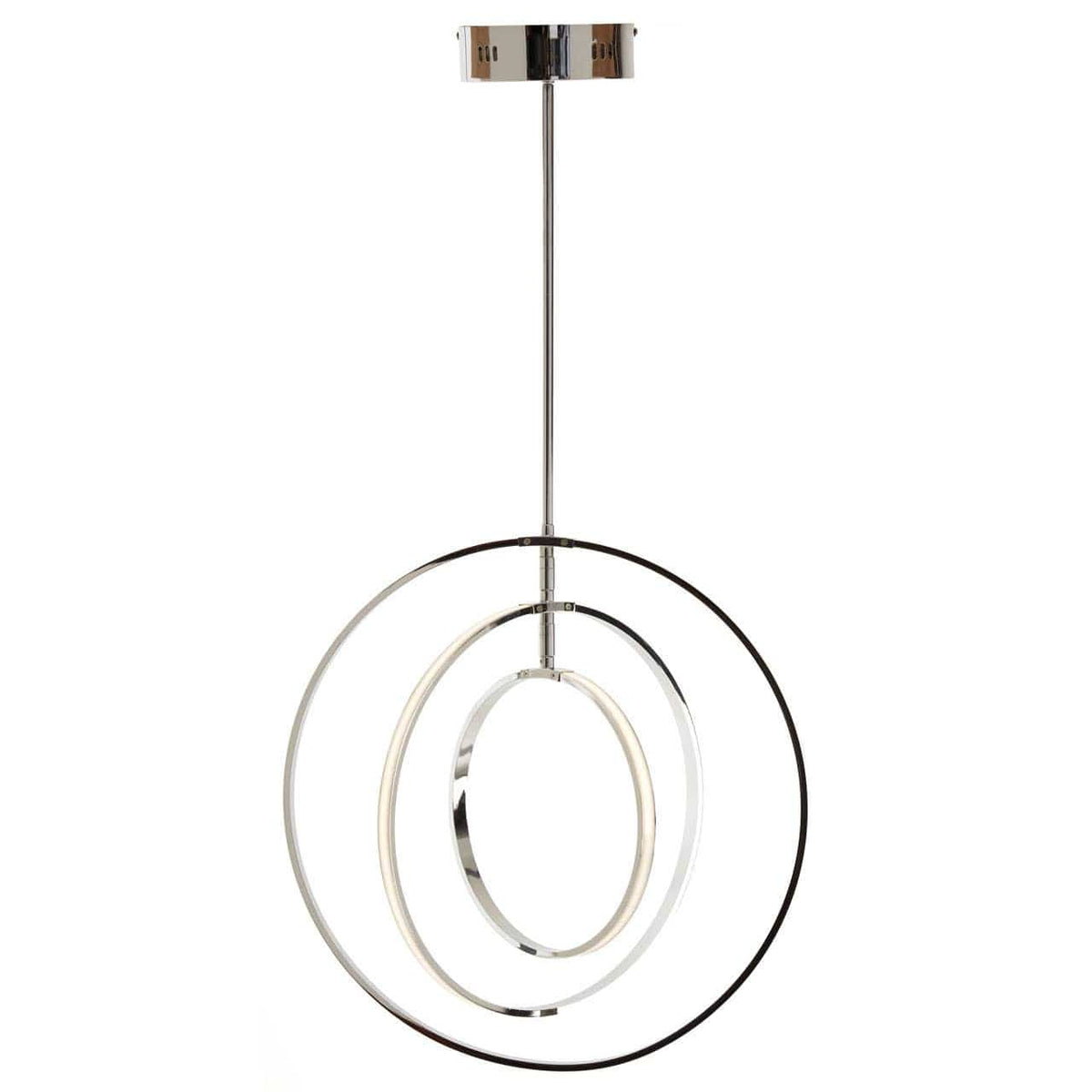 Trieste Three Ring Pendant Light.
