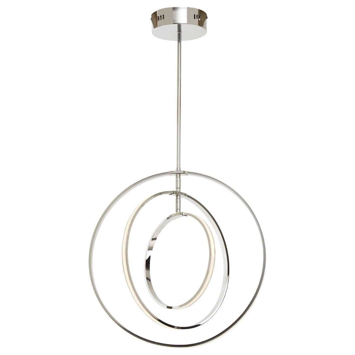 Trieste Three Ring Pendant Light.