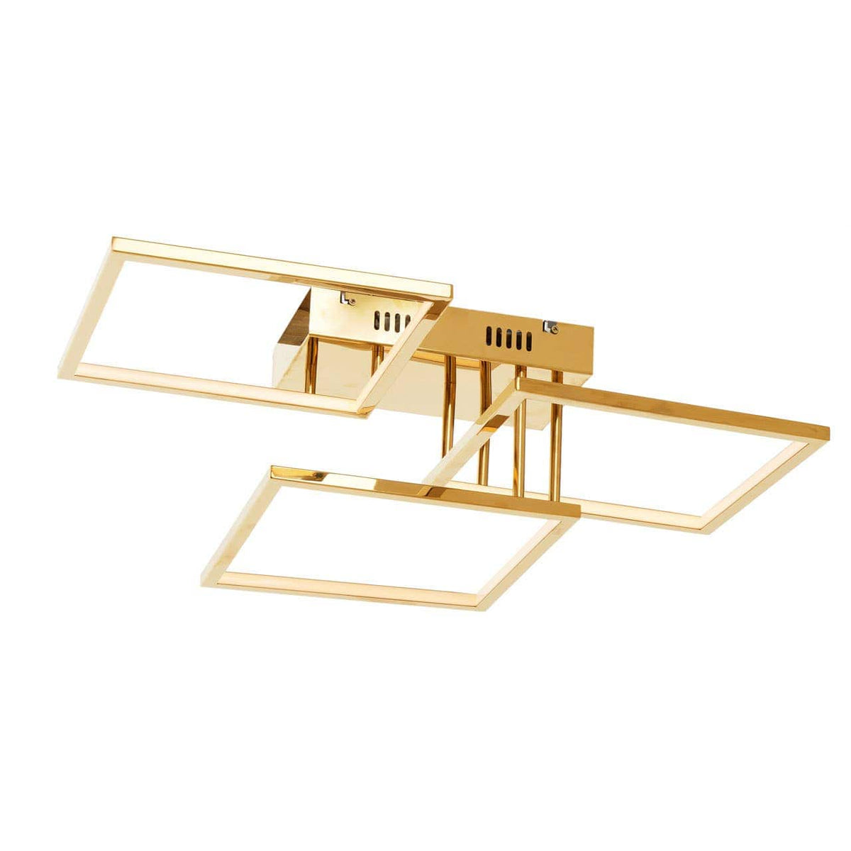 Trieste Three Square Ceiling Light.