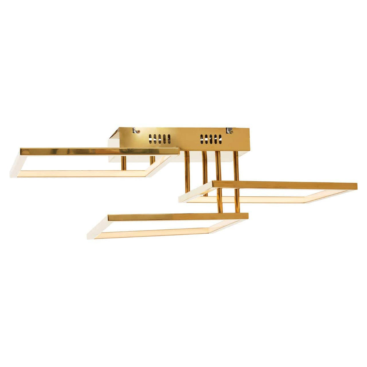 Trieste Three Square Ceiling Light.