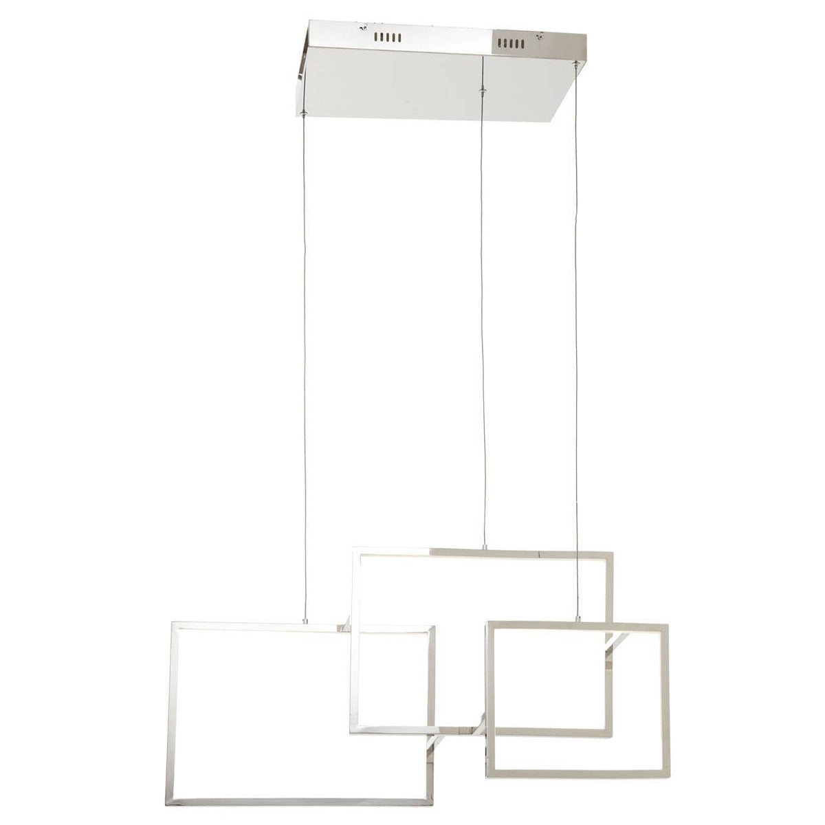 Trieste Three Square Pendant Light.