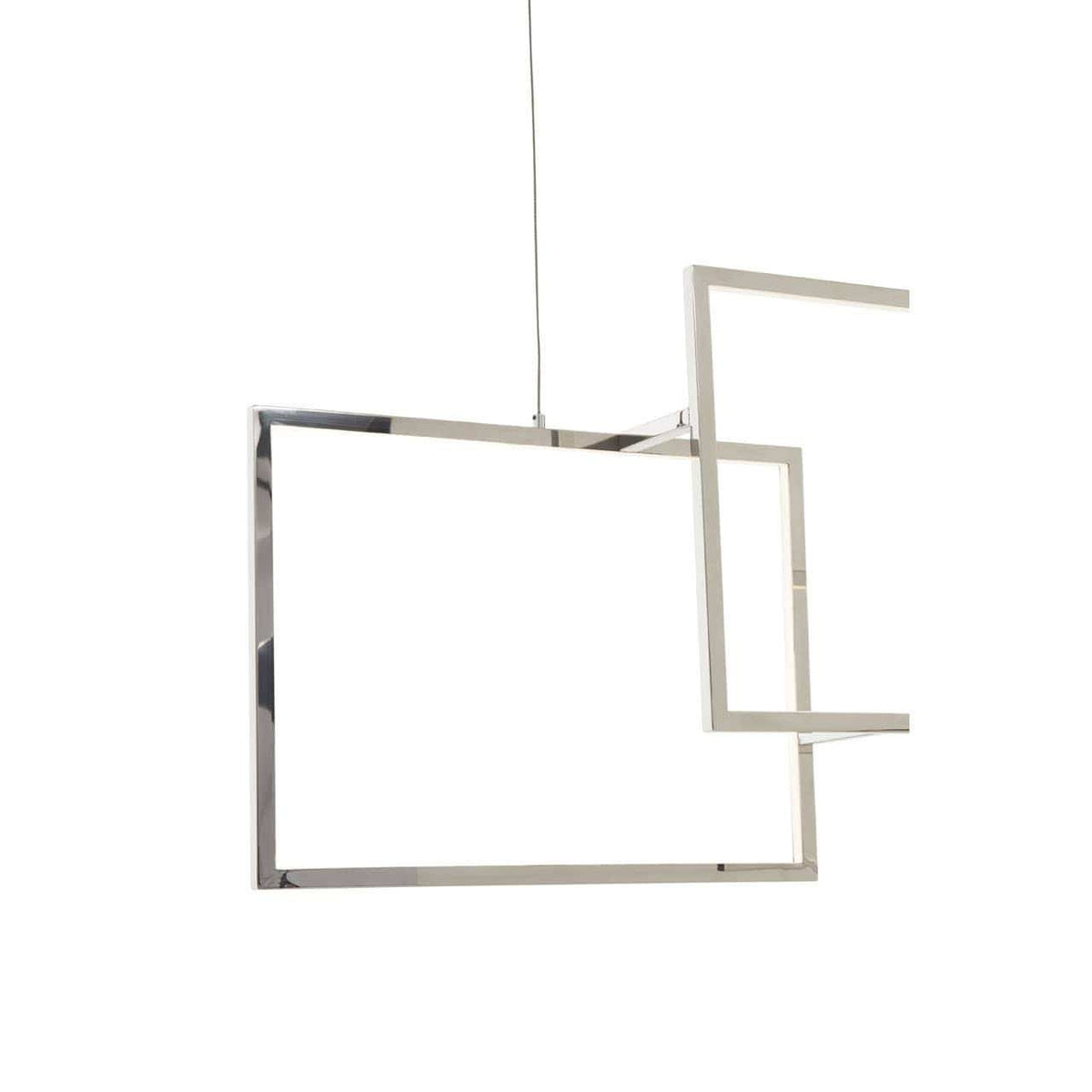 Trieste Three Square Pendant Light.
