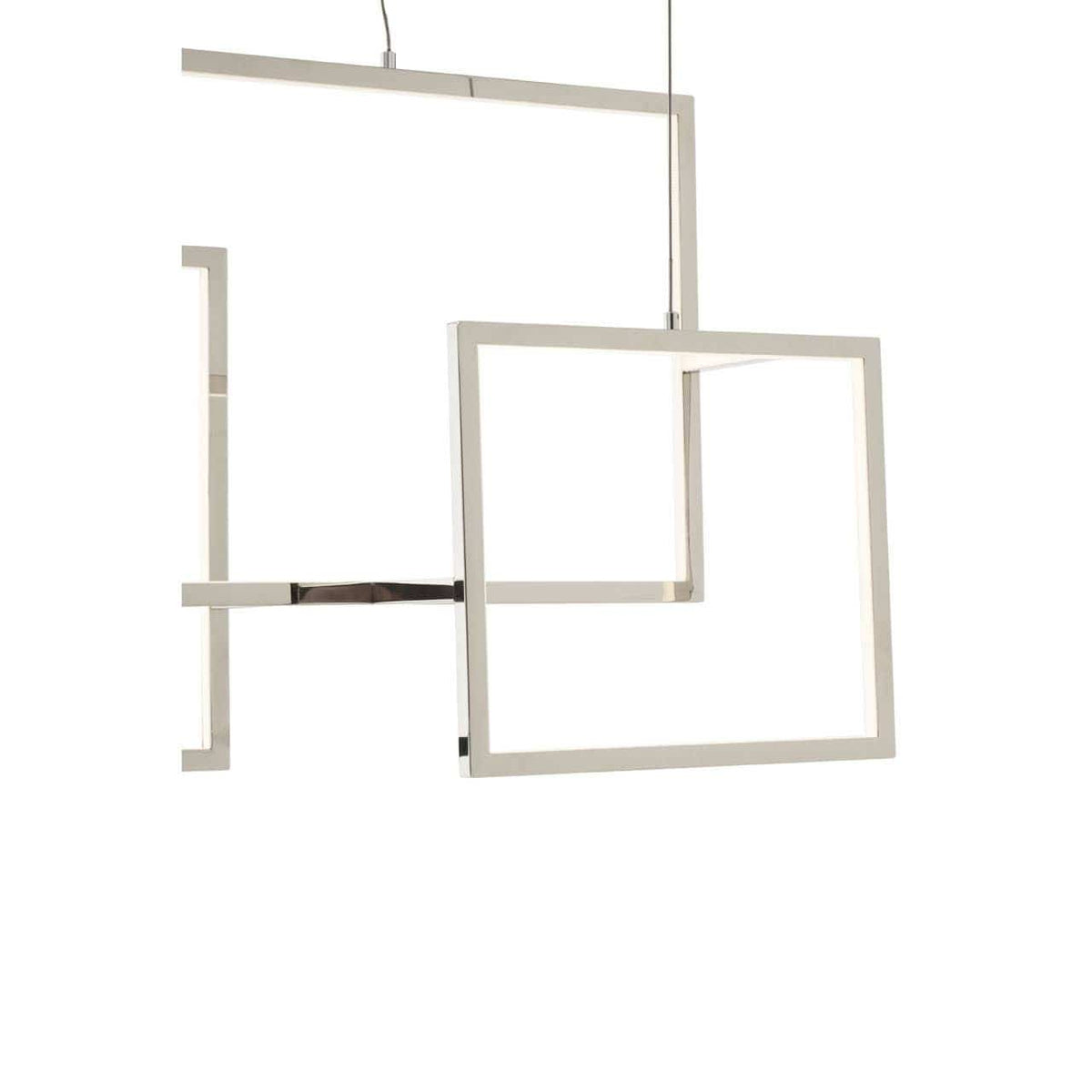 Trieste Three Square Pendant Light.