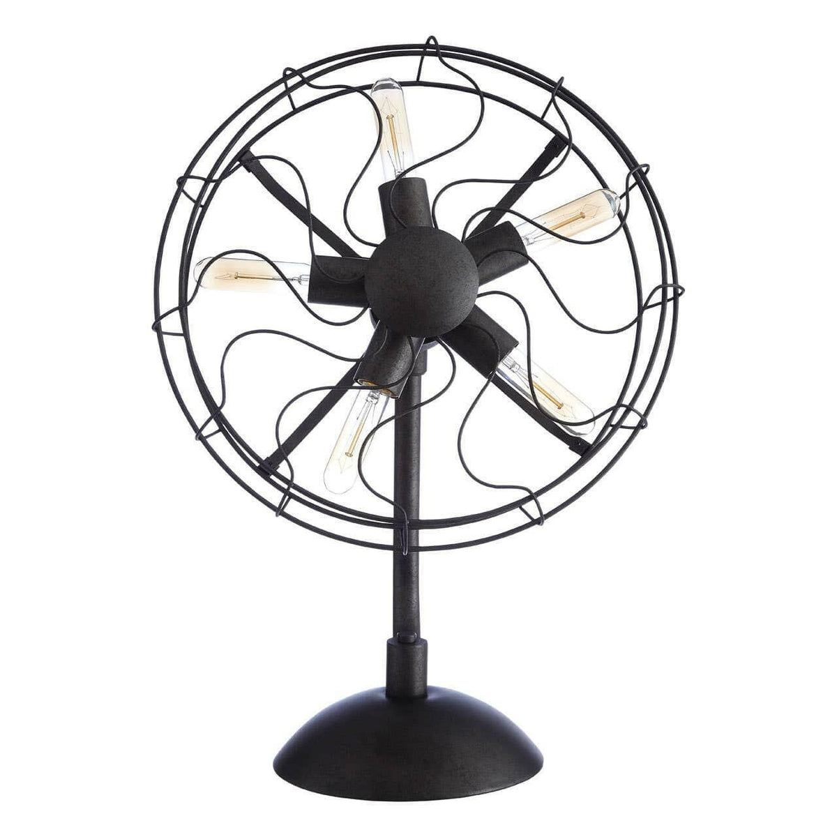 Vintage Fan Shape Table Lamp.