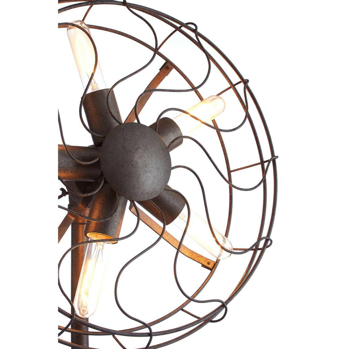 Vintage Fan Shape Table Lamp.