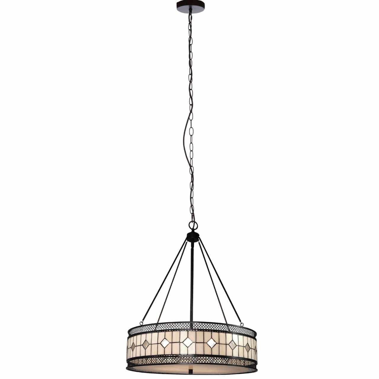 Noosa & Co. Lighting Waldorf Diamond Deco Pendant Light House of Isabella UK