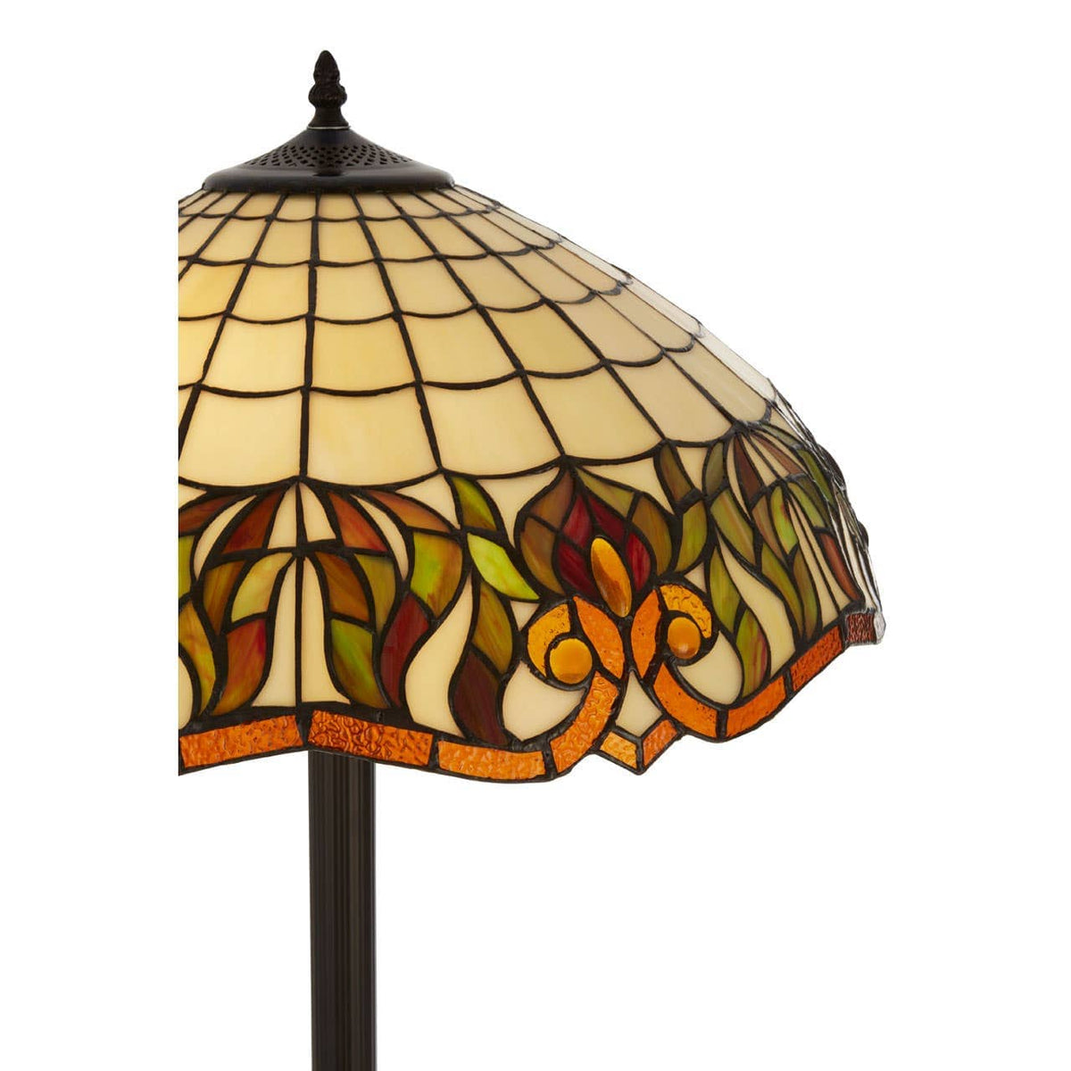 Wisteria Tiffany Umbrella Shade Floor Lamp.