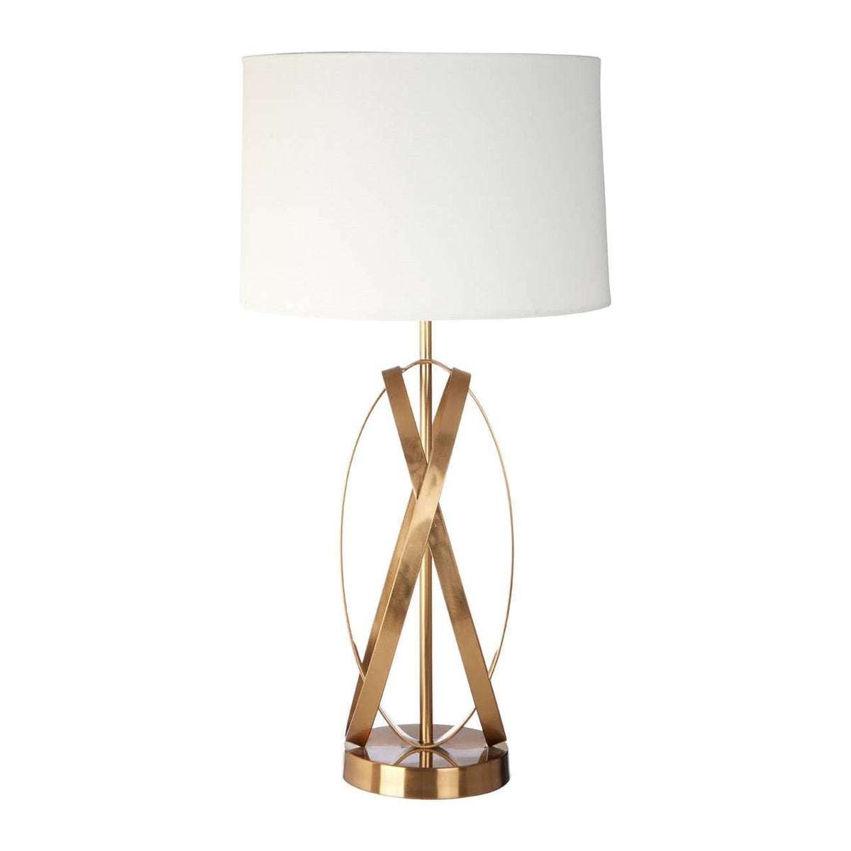 Zaina Gold Cross Table Lamp.