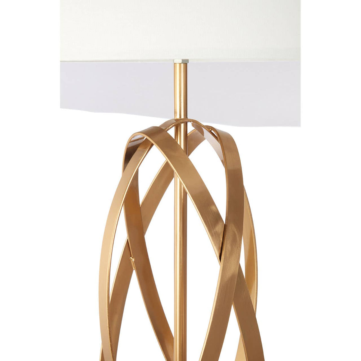 Zaina Gold Cross Table Lamp.