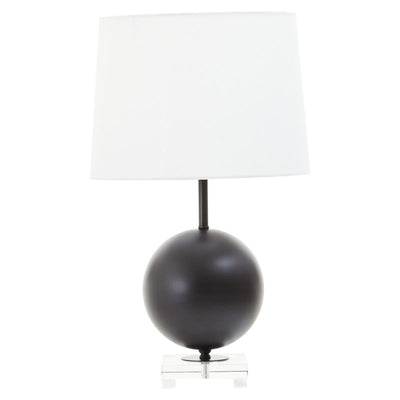 Noosa & Co. Lighting Zena Black Sphere Table Lamp House of Isabella UK