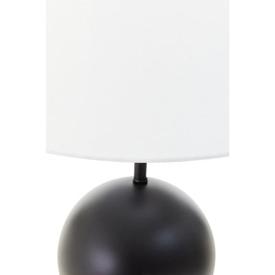 Noosa & Co. Lighting Zena Black Sphere Table Lamp House of Isabella UK