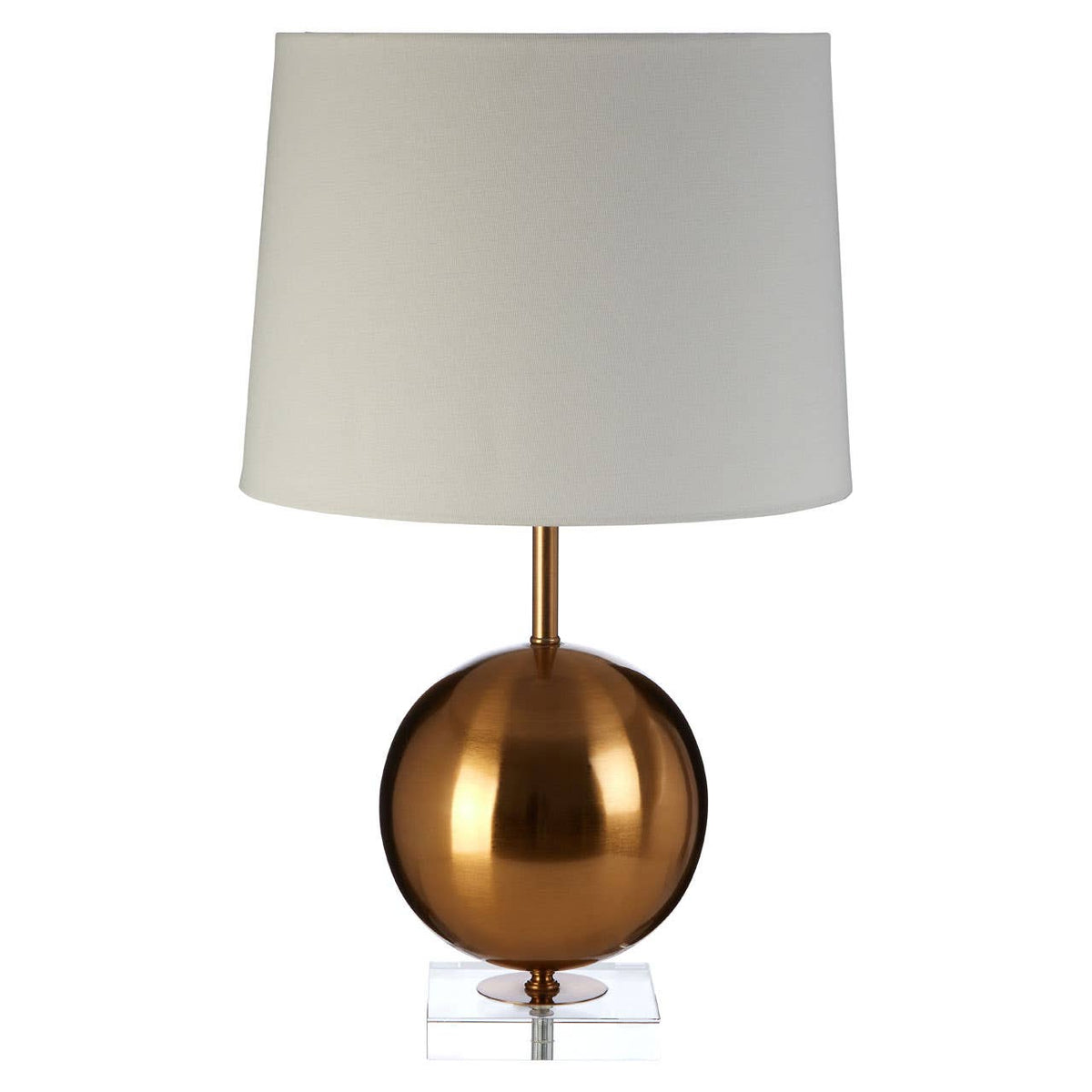 Zena Gold Sphere Table Lamp.