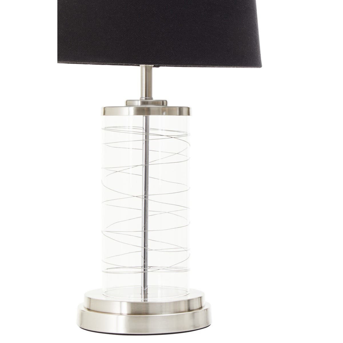 Noosa & Co. Lighting Zola Glass Cylindar Table Lamp House of Isabella UK