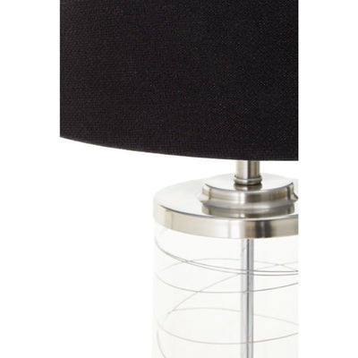 Noosa & Co. Lighting Zola Glass Cylindar Table Lamp House of Isabella UK