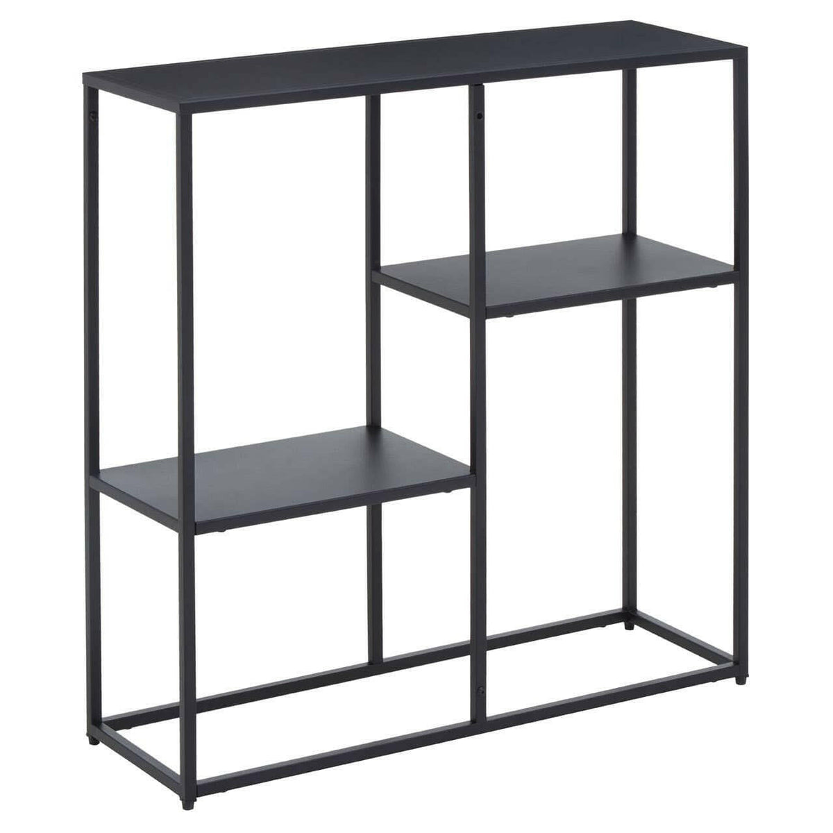 Acero Black Metal Multi Shelf Unit.