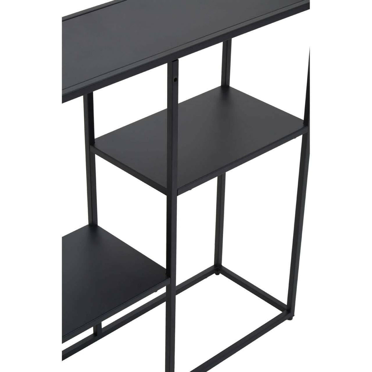 Acero Black Metal Multi Shelf Unit.