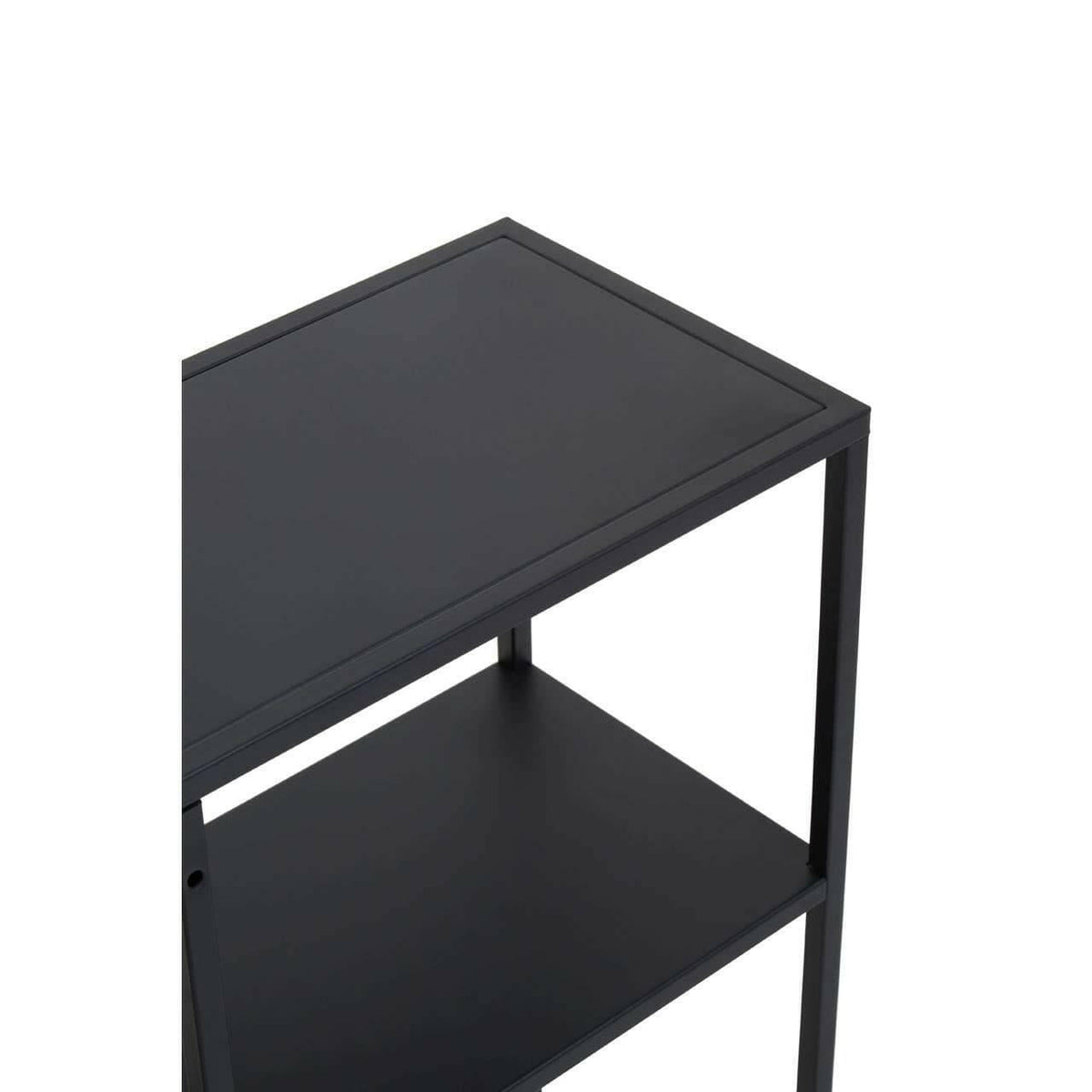 Acero Black Metal Multi Shelf Unit.