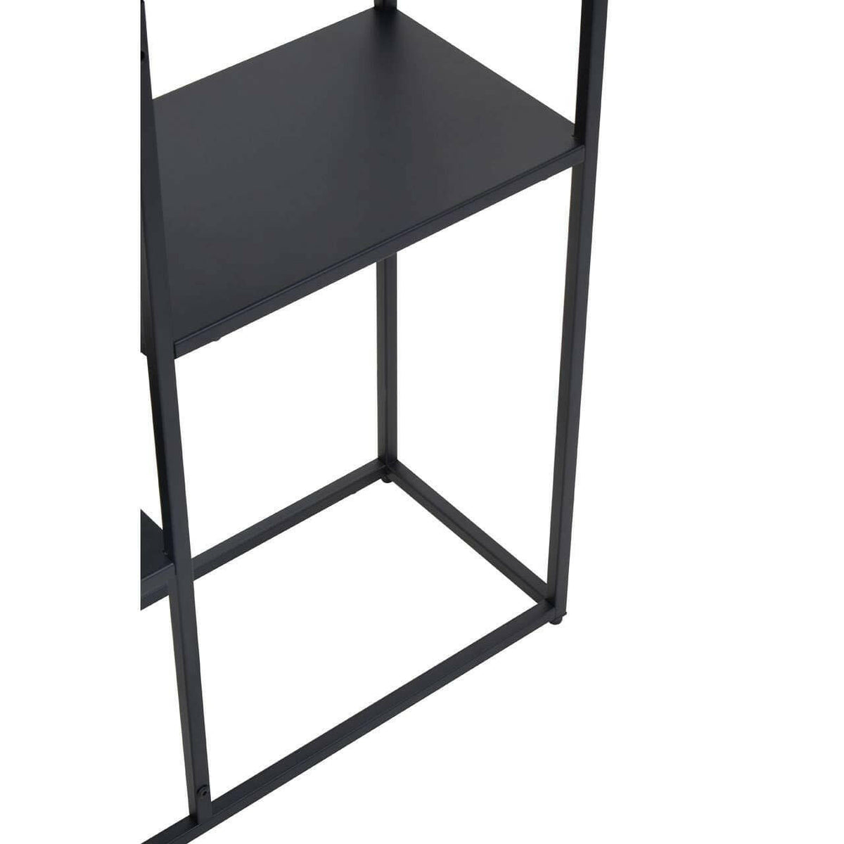 Acero Black Metal Multi Shelf Unit.