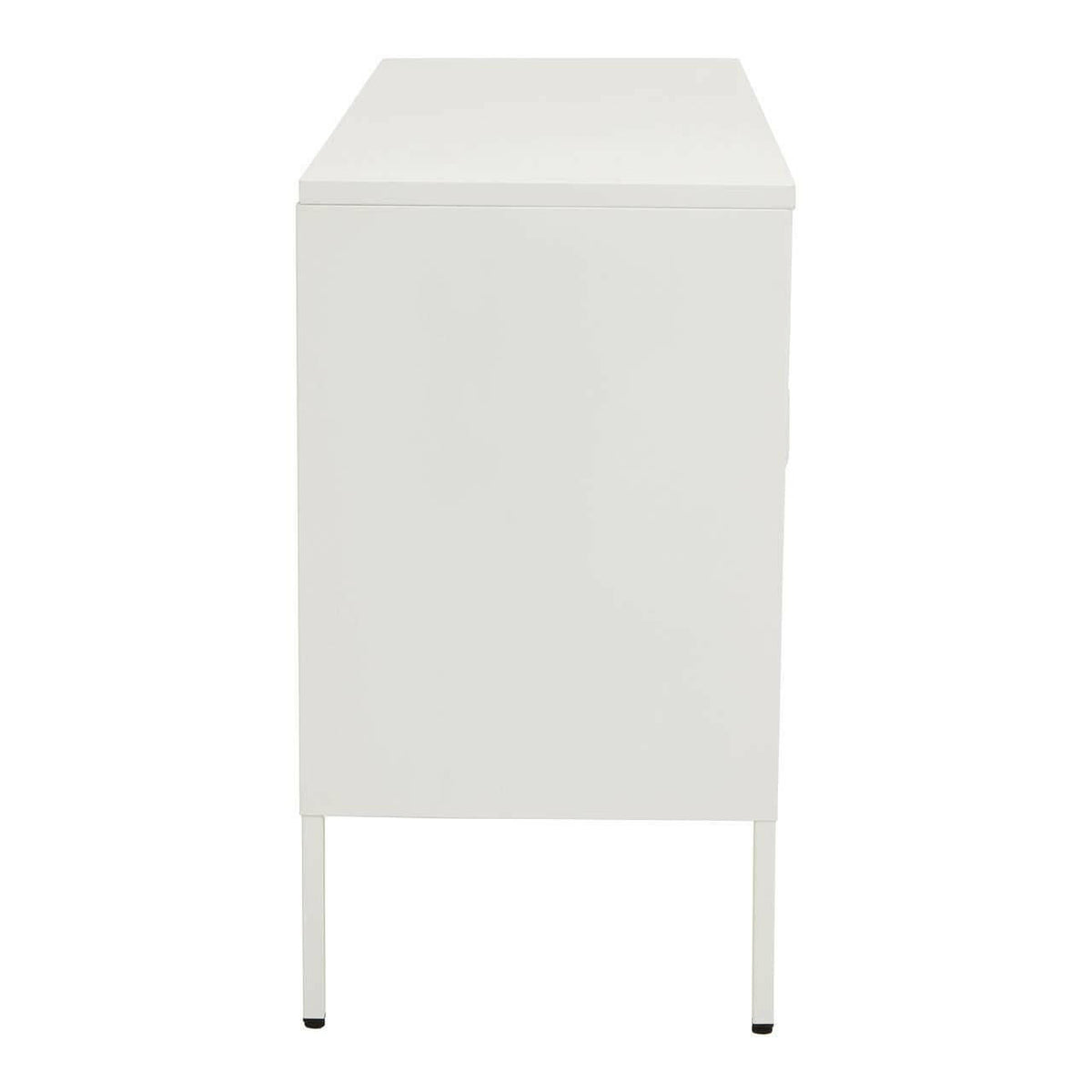 Acier Three Door White Sideboard.