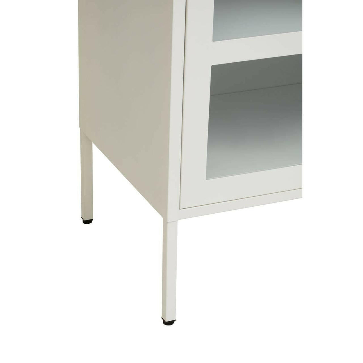 Acier Three Door White Sideboard.