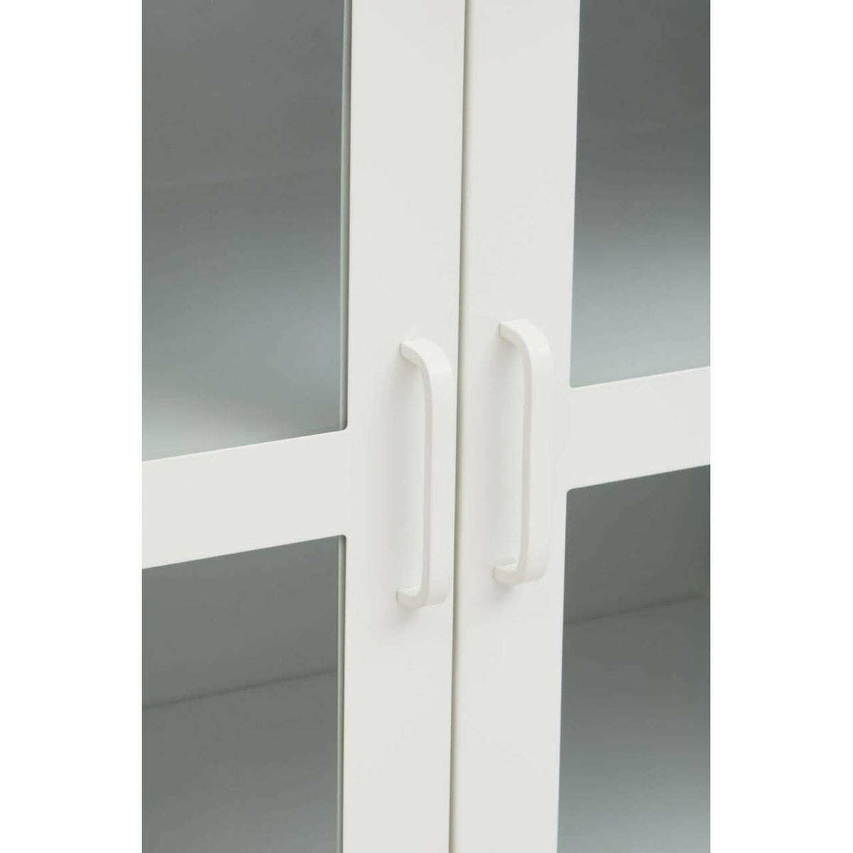 Acier Three Door White Sideboard.