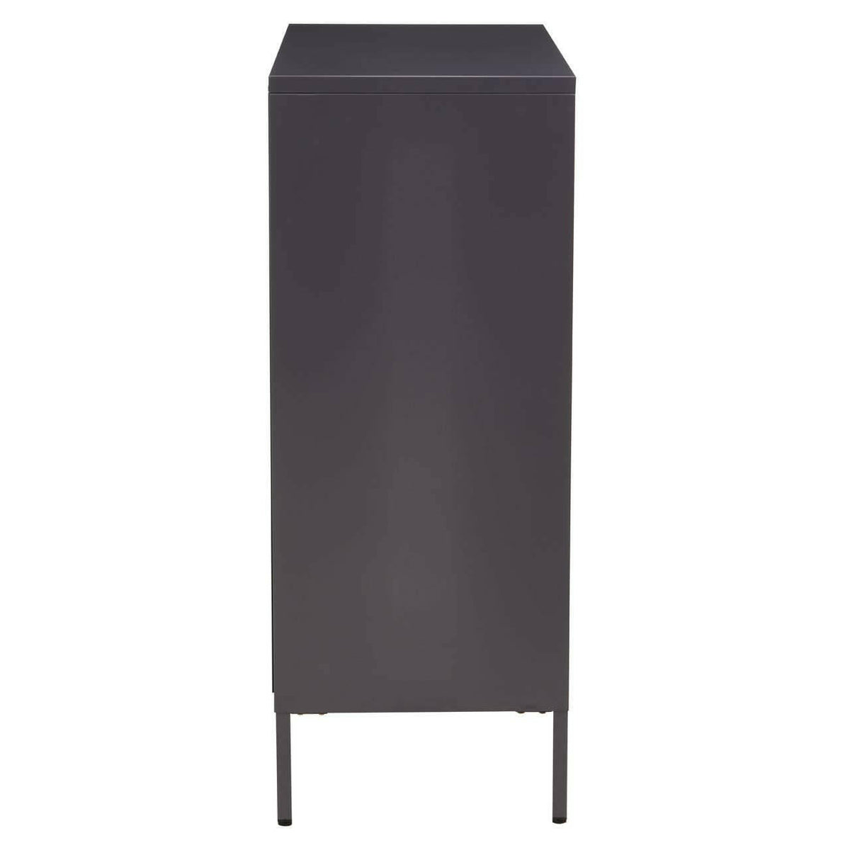Acier Two Door Grey Cabinet.