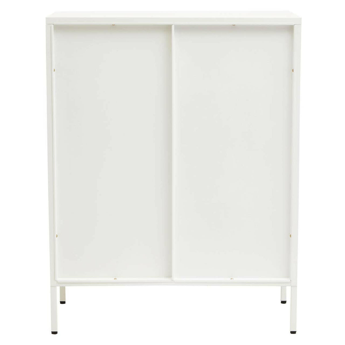 Acier Two Door White Cabinet.
