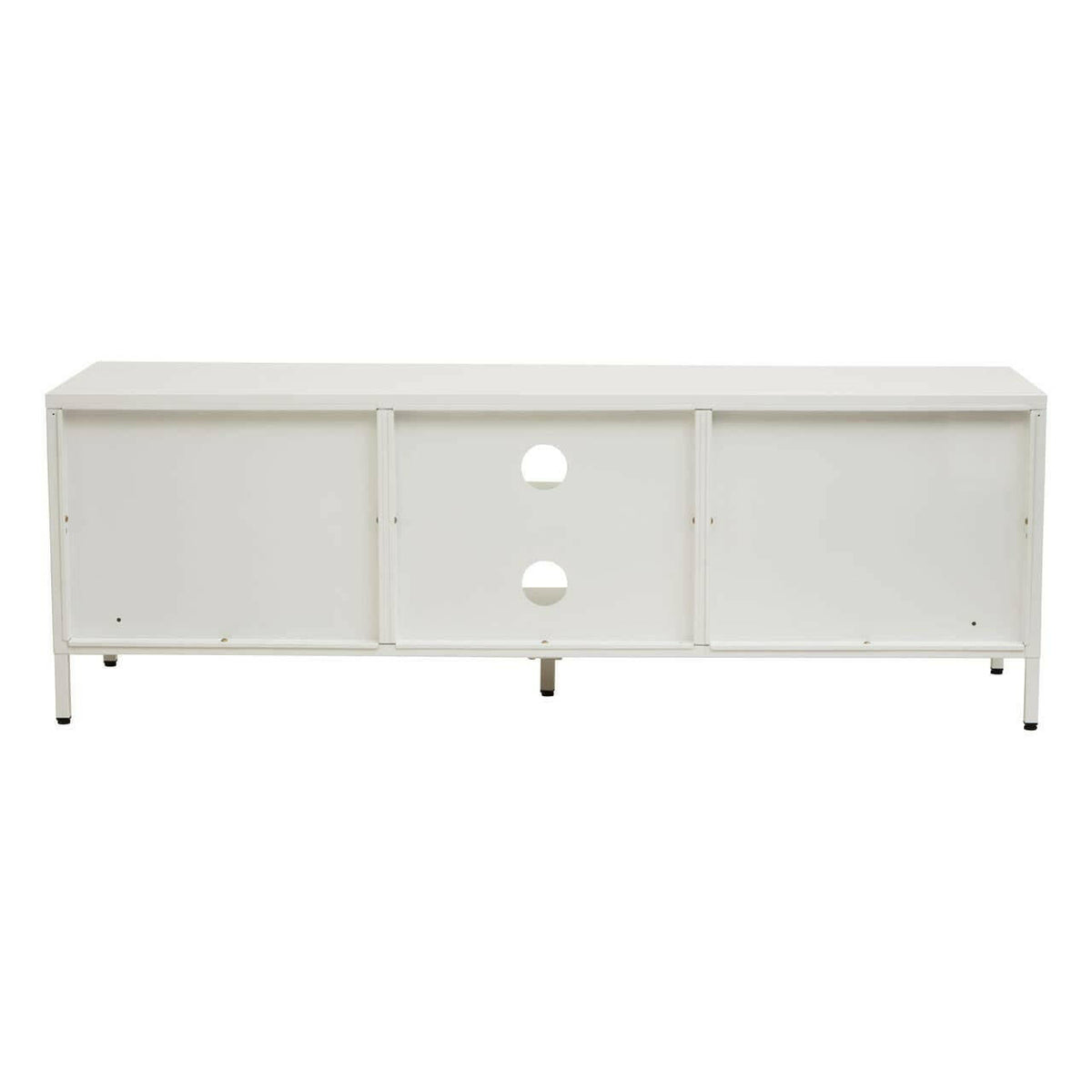 Acier Two Door White Media Unit.