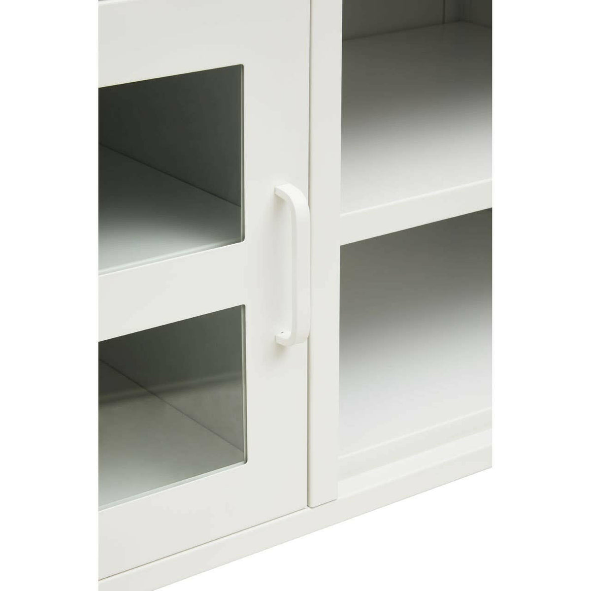 Acier Two Door White Media Unit.