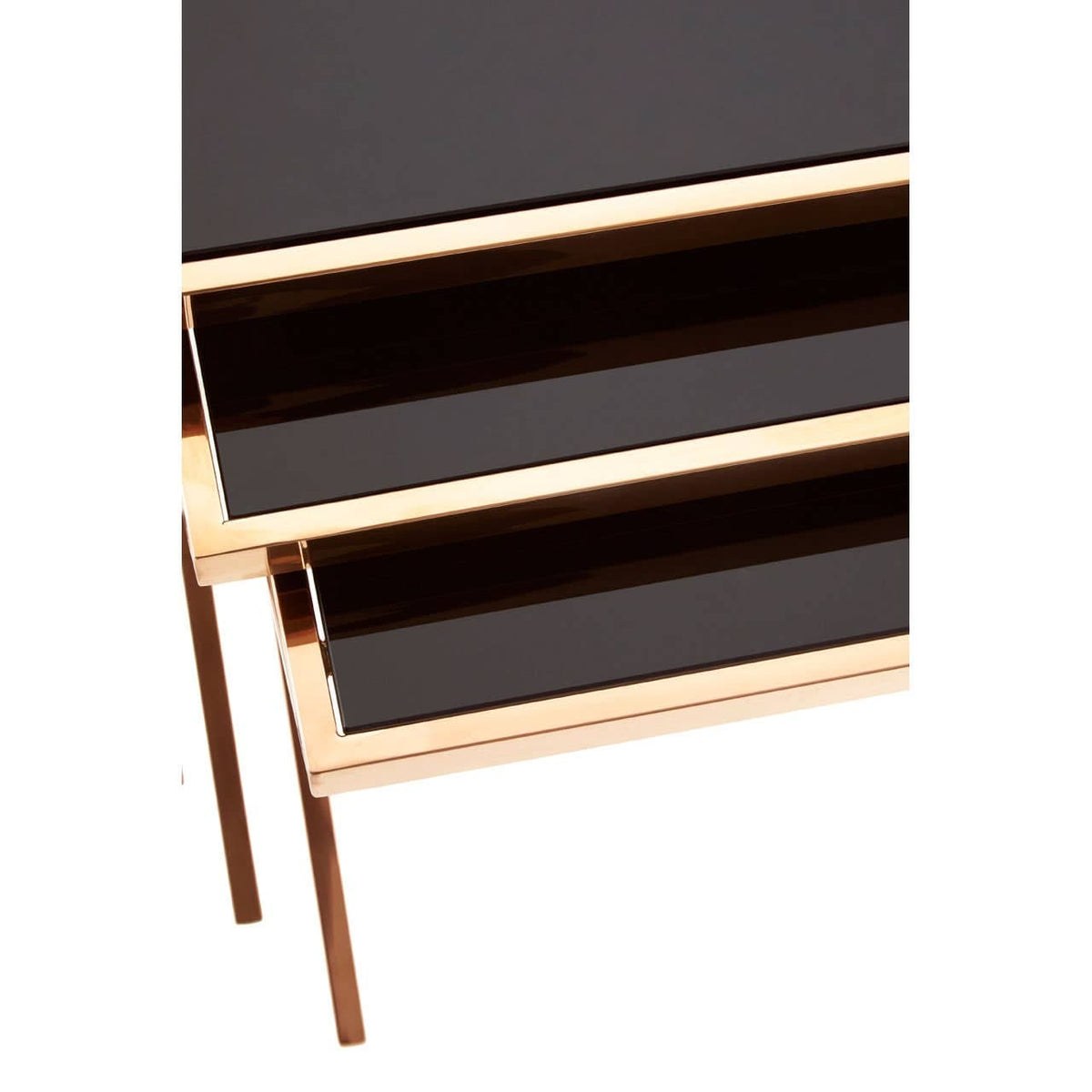 Ackley Rose Gold Nesting Tables.