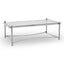 Noosa & Co. Living Ackley Silver Coffee Table with Clear Glass House of Isabella UK