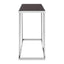 Noosa & Co. Living Ackley Silver Console Table With Black Glass House of Isabella UK